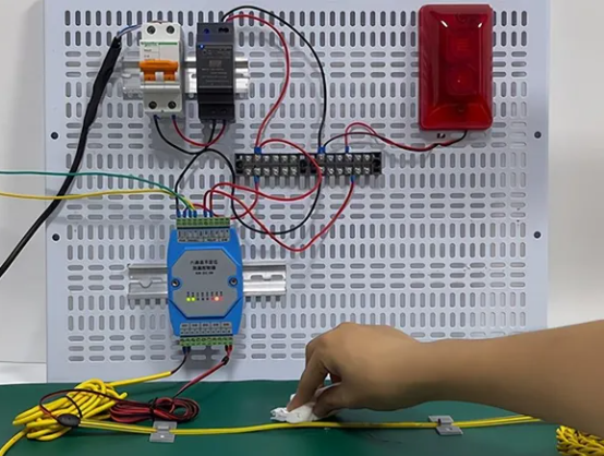 漏液檢測帶檢測到漏水以后怎么進行復位？